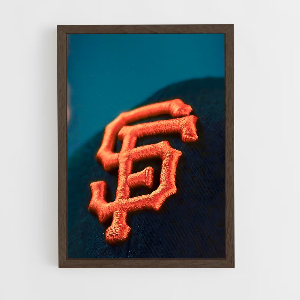 Poster Giants en Rouge – affiche Baseball (vue 5)